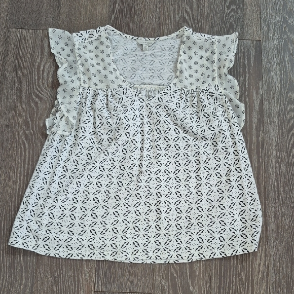 Lucky Brand Tops - Lucky Brand White Lace Women's Top S